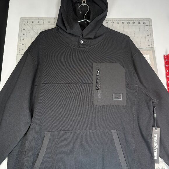 Karl Lagerfeld Other - KARL LAGERFELD® PARIS  |  BLACK HOODED SWEATER  |  NEW w/ TAGS  |  MEN-L  |